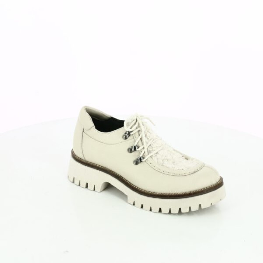 Kevin Ladies | Softwaves Lace-up Shoes Beige