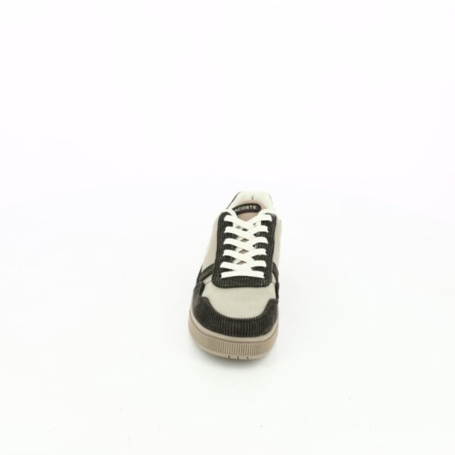 Kevin Boys | Lacoste Velcro Shoes Brown