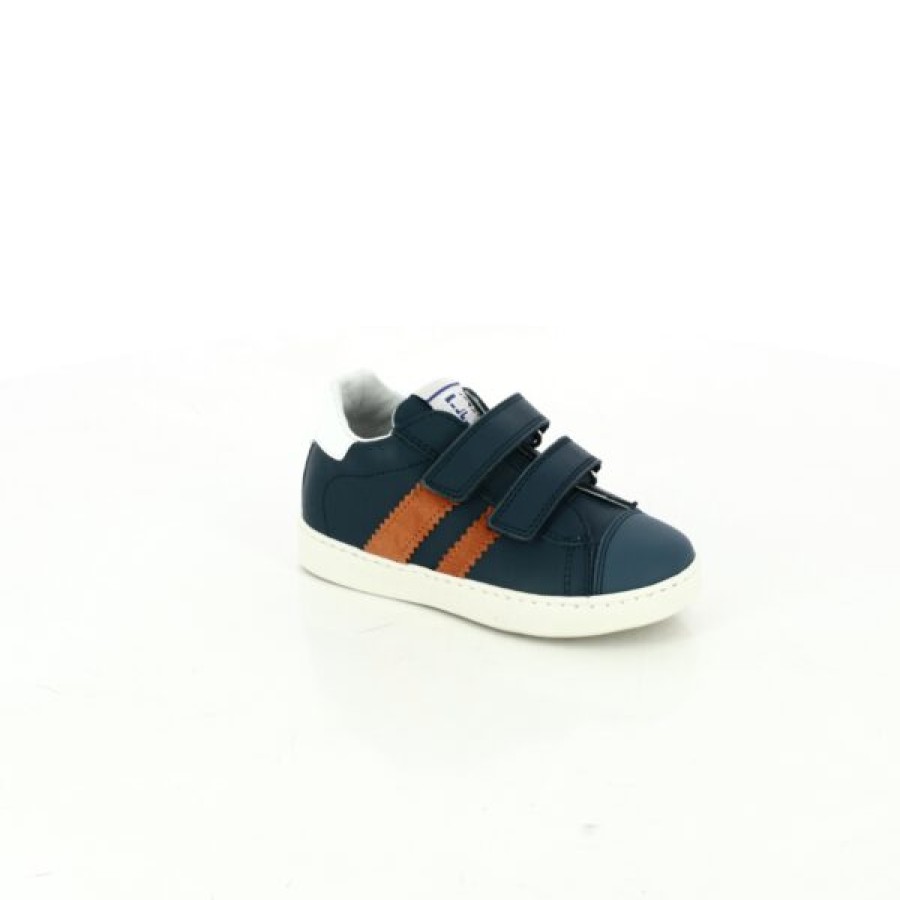 Kevin Boys | Romagnoli Velcro Shoes Blue