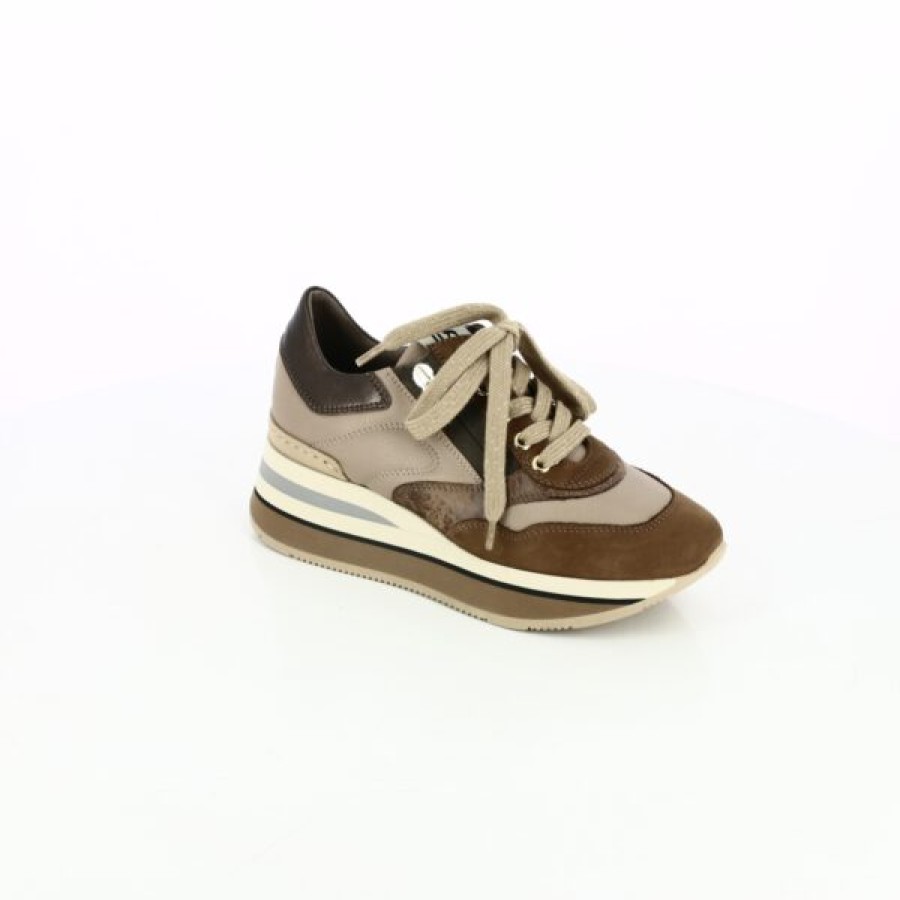 Kevin Ladies | Dl-Sport Sneakers - Baskets Cognac