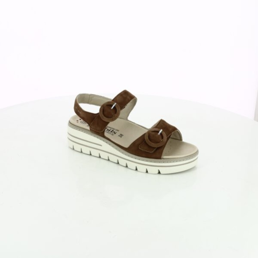 Kevin Ladies | Mephisto Sandals Brown