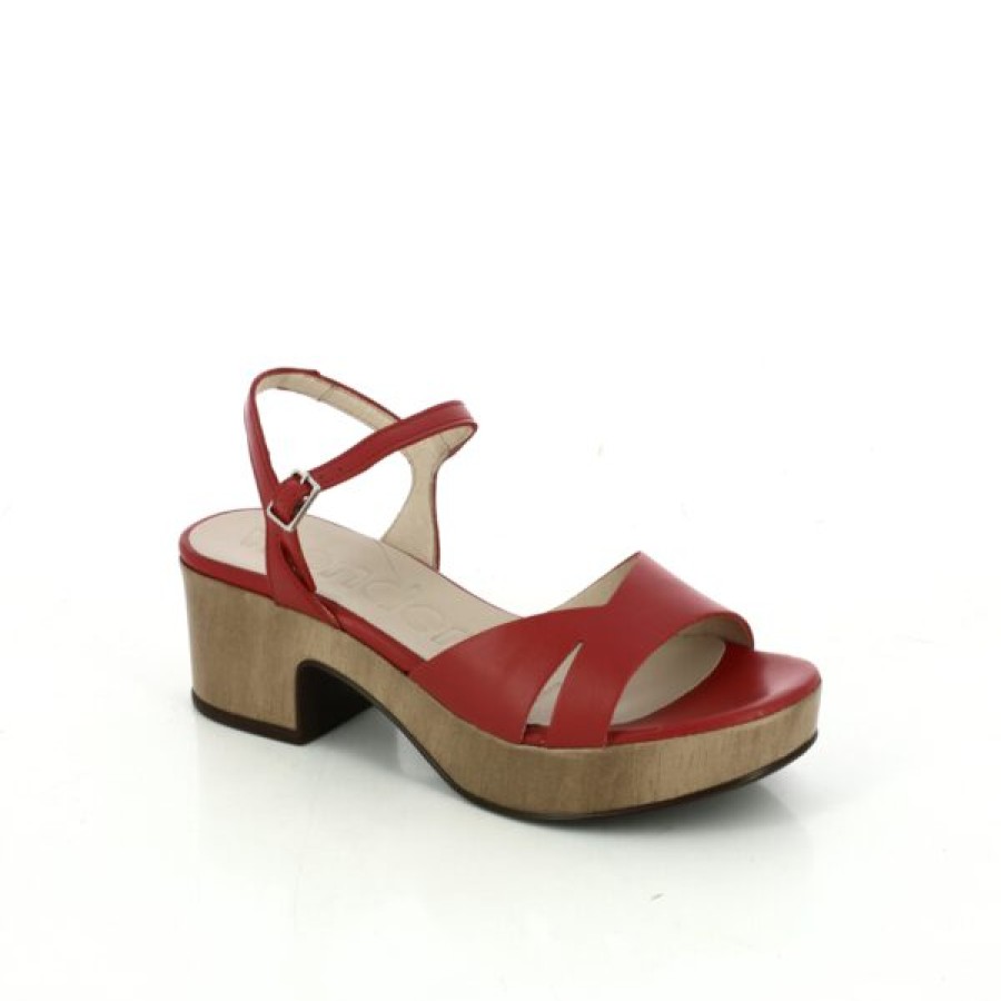 Kevin Ladies | Wonders Sandals Red