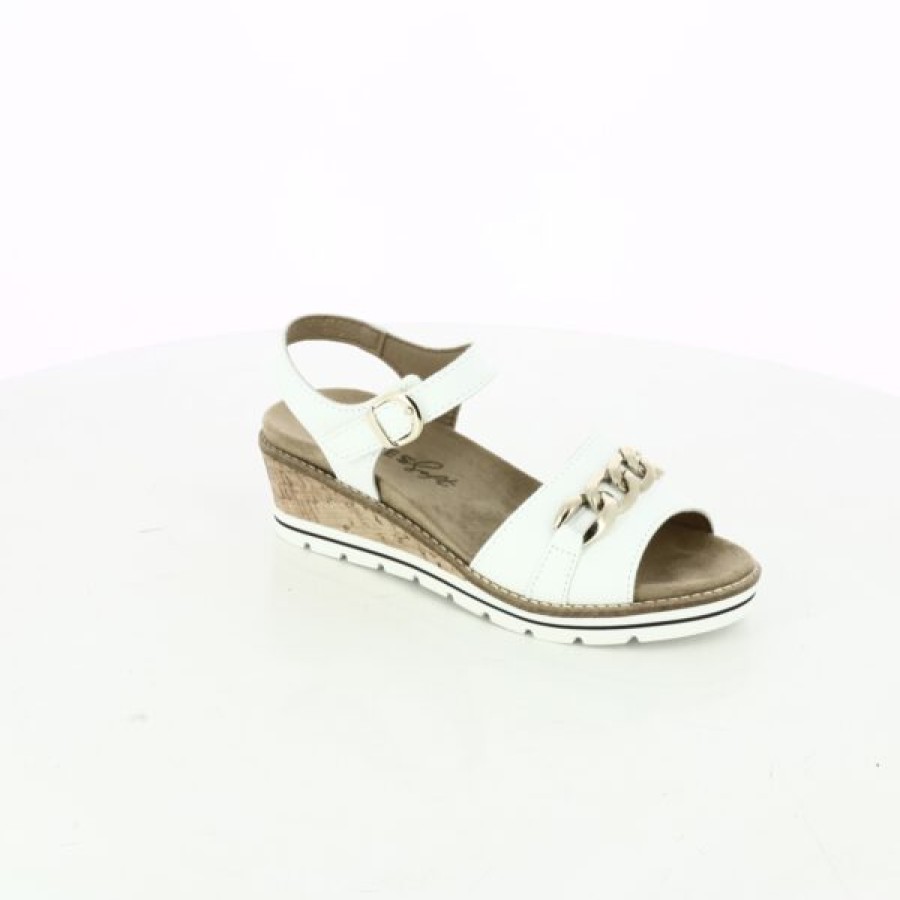 Kevin Ladies | Cypress Sandals White