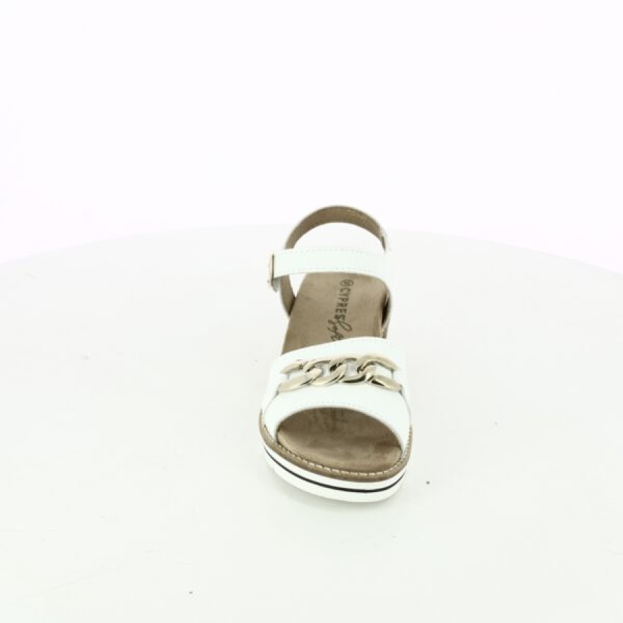 Kevin Ladies | Cypress Sandals White