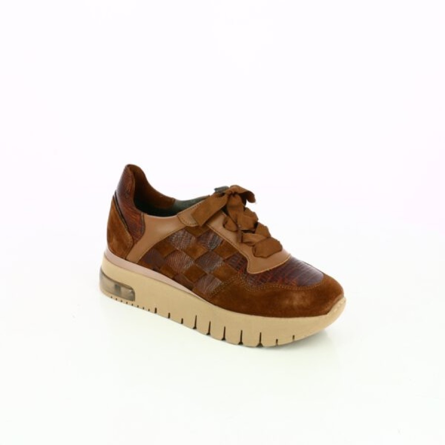 Kevin Ladies | Softwaves Sneakers - Baskets Cognac