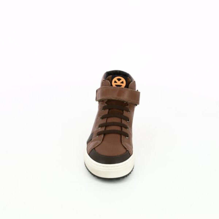 Kevin Boys | Kipling Velcro shoes Cognac