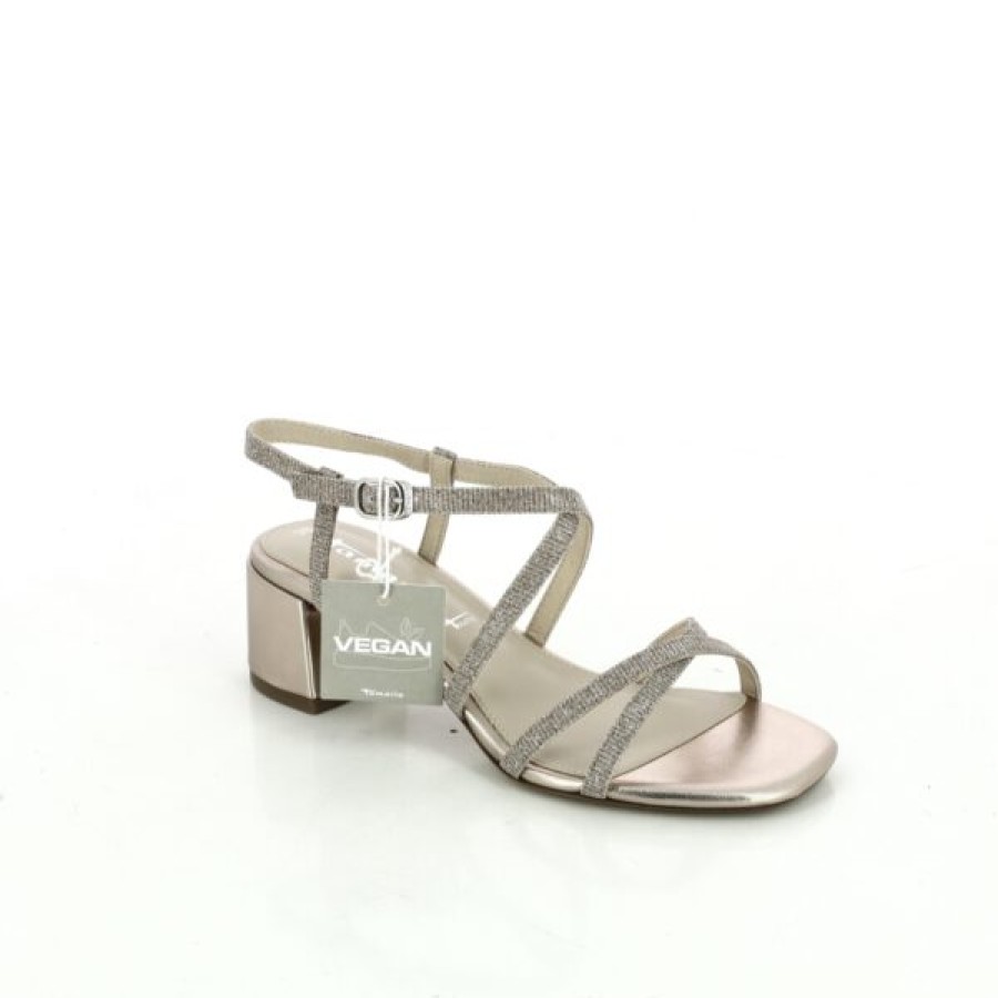 Kevin Ladies | Tamaris Sandals Gold