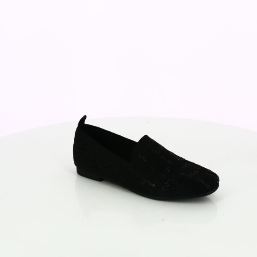 Kevin Ladies | La Strada Slip-Ons - Moccasins Black