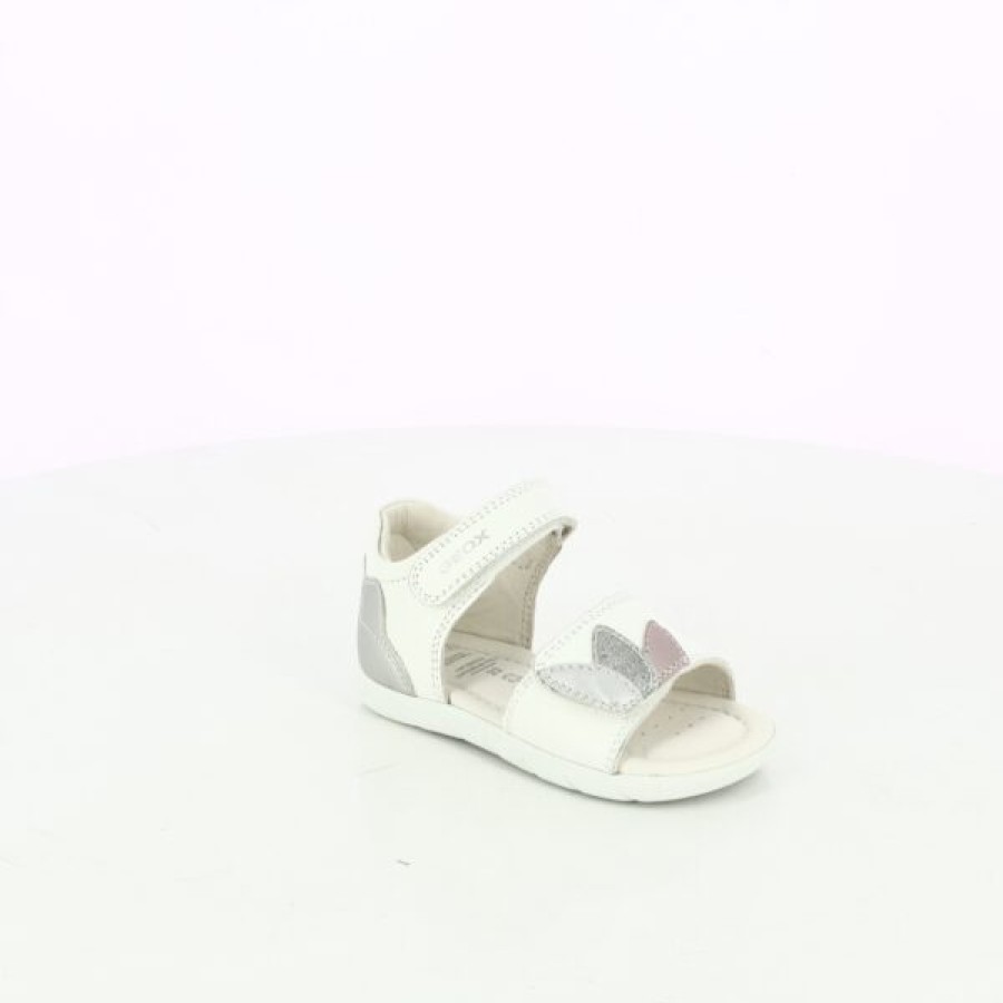 Kevin Girls | Geox Sandals White