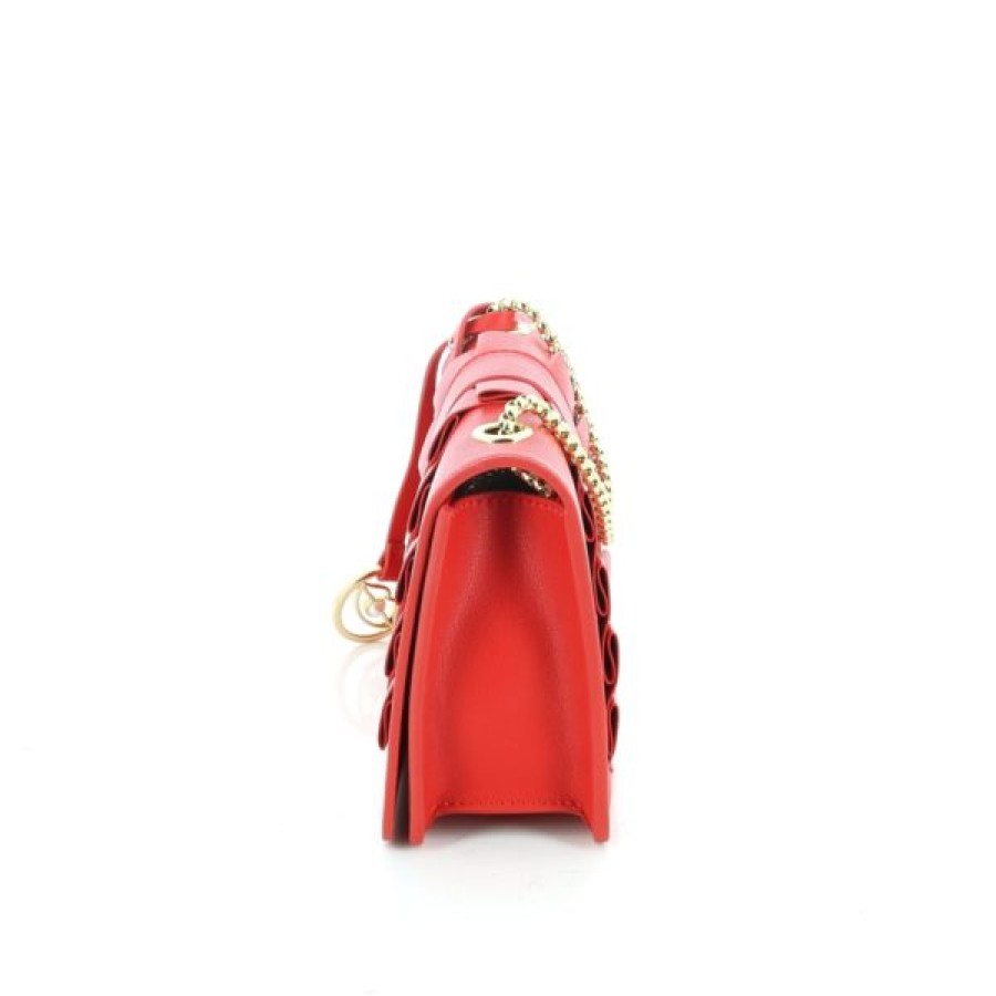 Kevin Accessories | Kisses Of Pearl Handbags Red