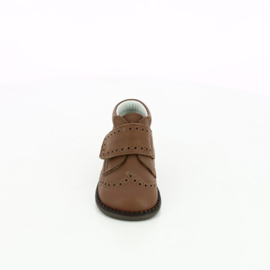 Kevin Boys | Andanines Velcro shoes Cognac