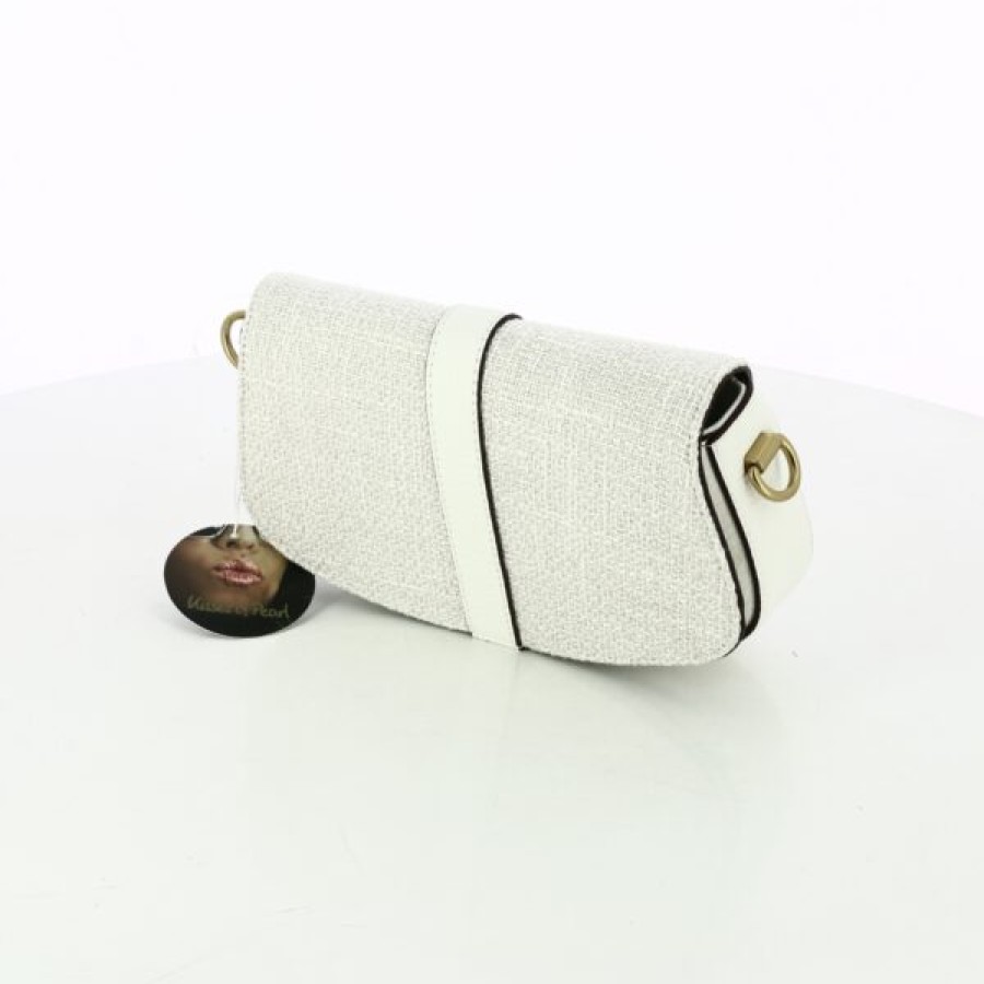 Kevin Accessories | Kisses Of Pearl Handbags White