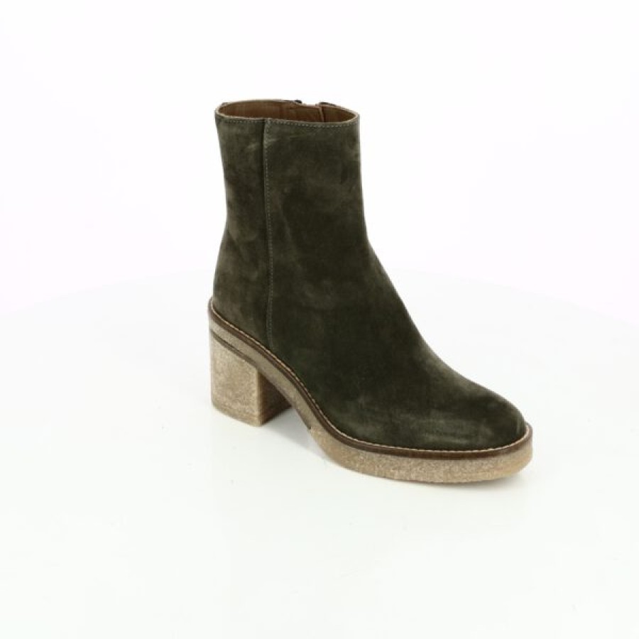 Kevin Ladies | Alpe Ankle Boots Green