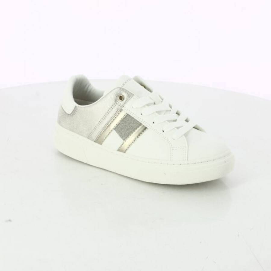 Kevin Girls | Tommy Hilfiger Kids Lace Up Shoes White