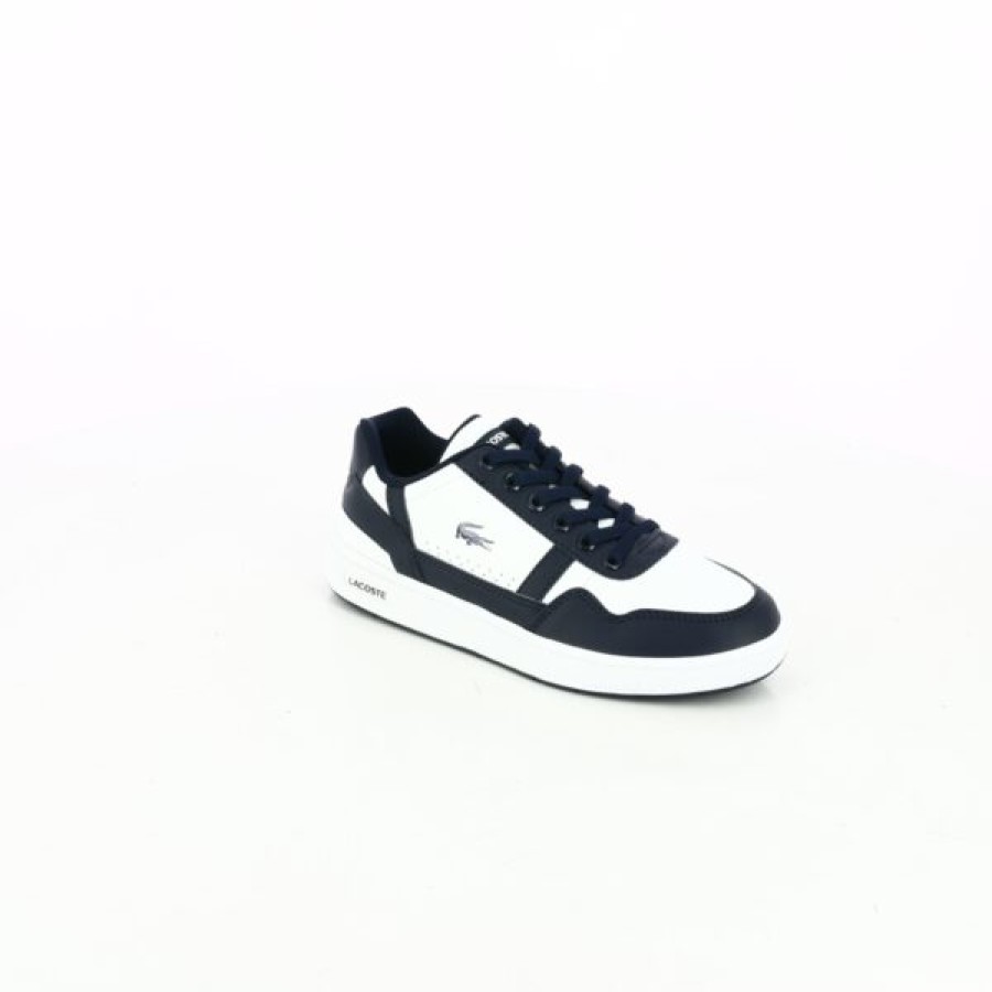 Kevin Boys | Lacoste Velcro Shoes White