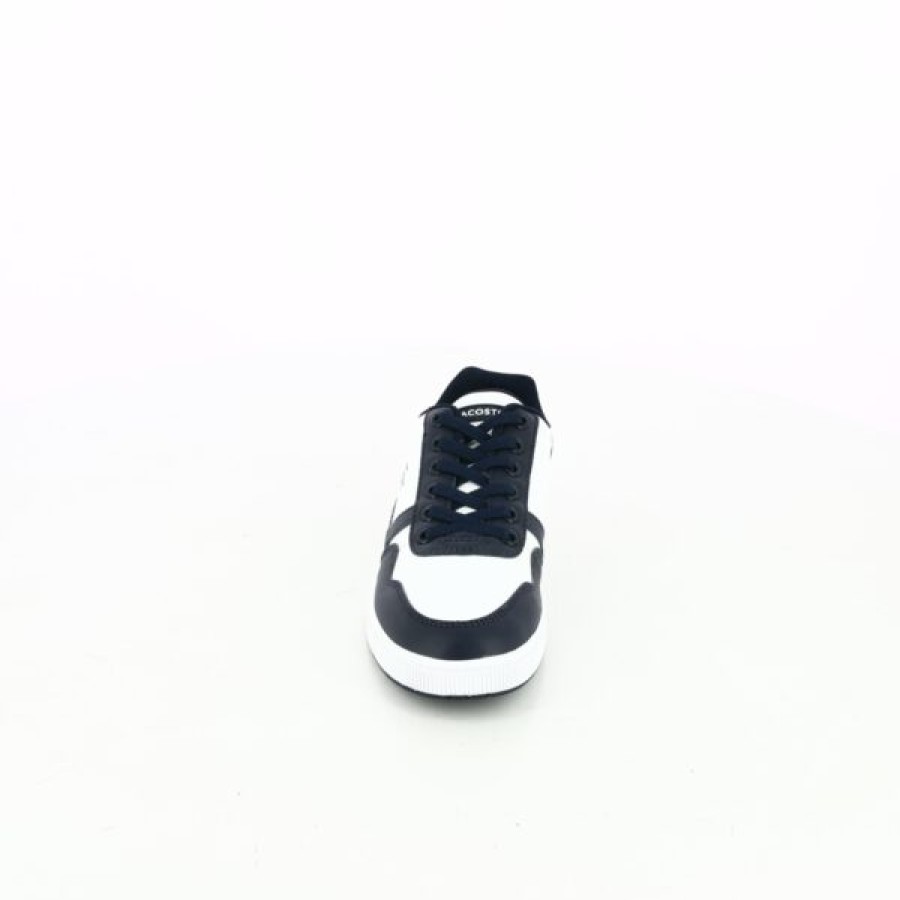 Kevin Boys | Lacoste Velcro Shoes White