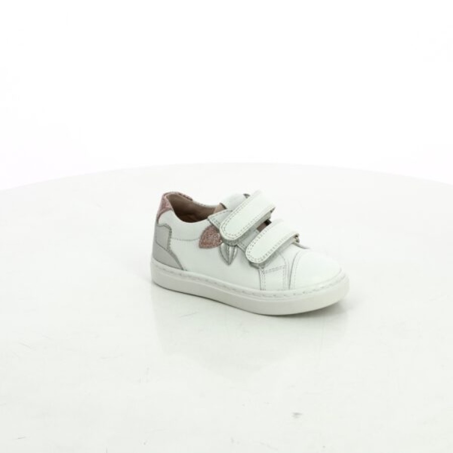 Kevin Girls | Geox Velcro shoes White