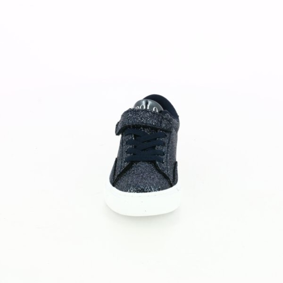 Kevin Girls | Ralph Lauren Velcro Shoes Blue