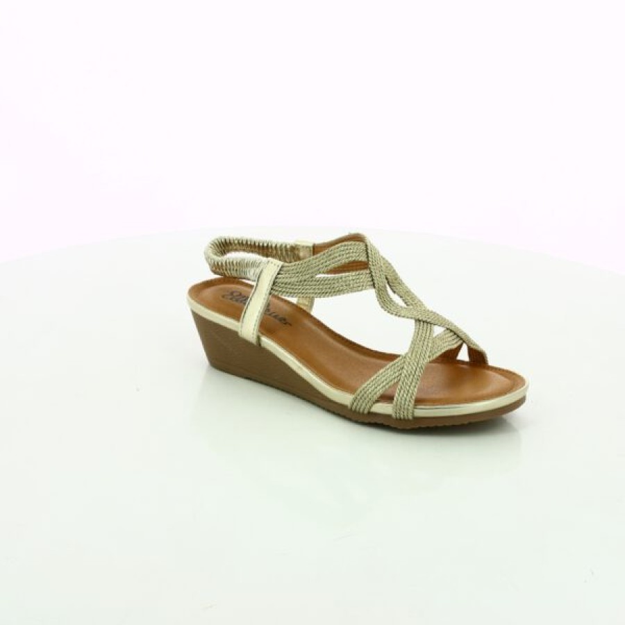 Kevin Ladies | Ella Cruz Sandals Gold