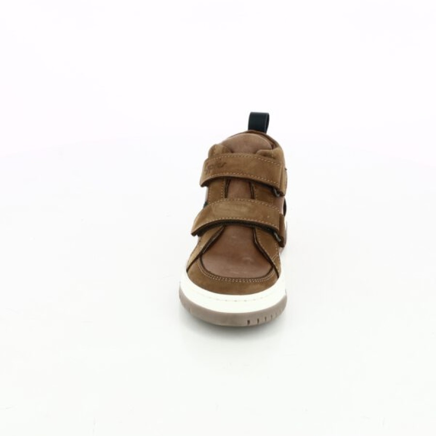 Kevin Boys | Cypres Velcro shoes Cognac