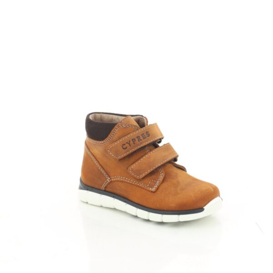 Kevin Boys | Cypres Velcro shoes Cognac