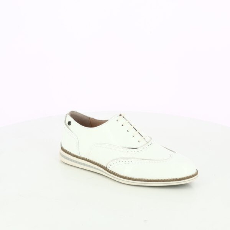 Kevin Ladies | Floris Van Bommel Lace-up Shoes White