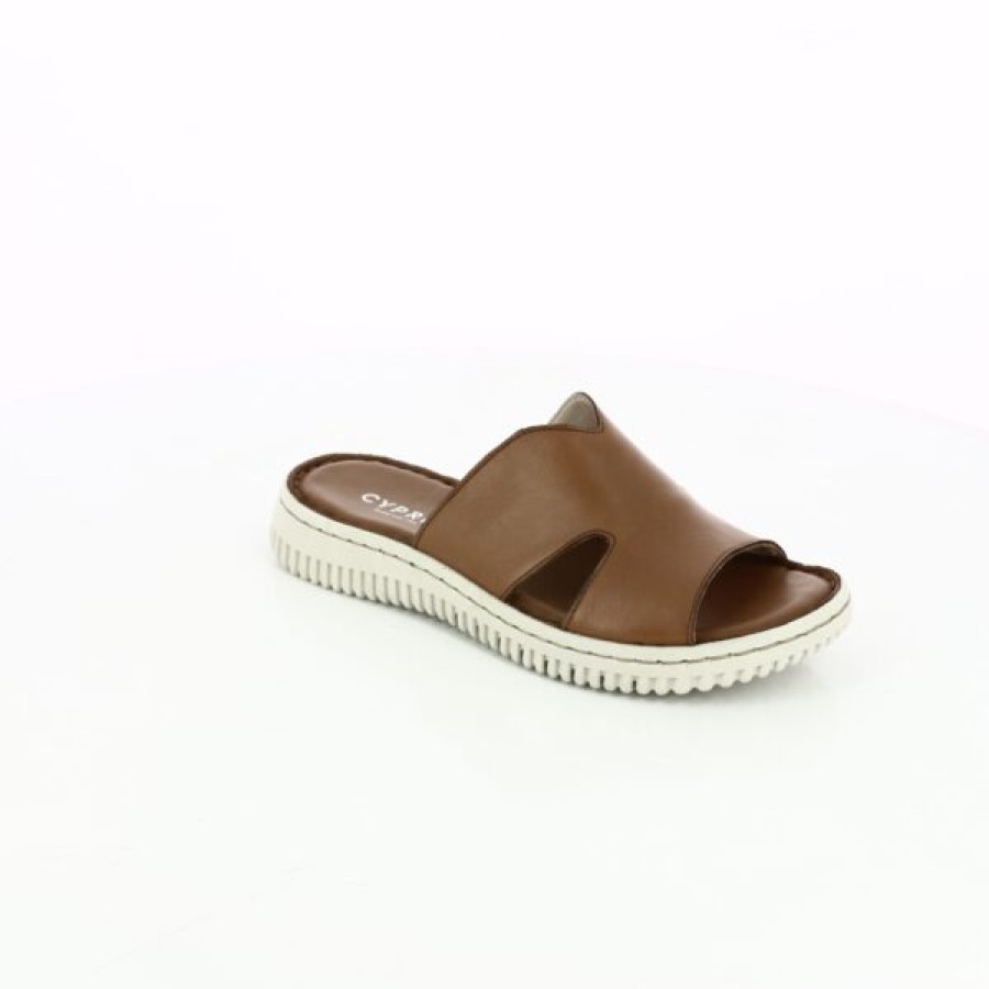 Kevin Ladies | Cypress Slippers Cognac