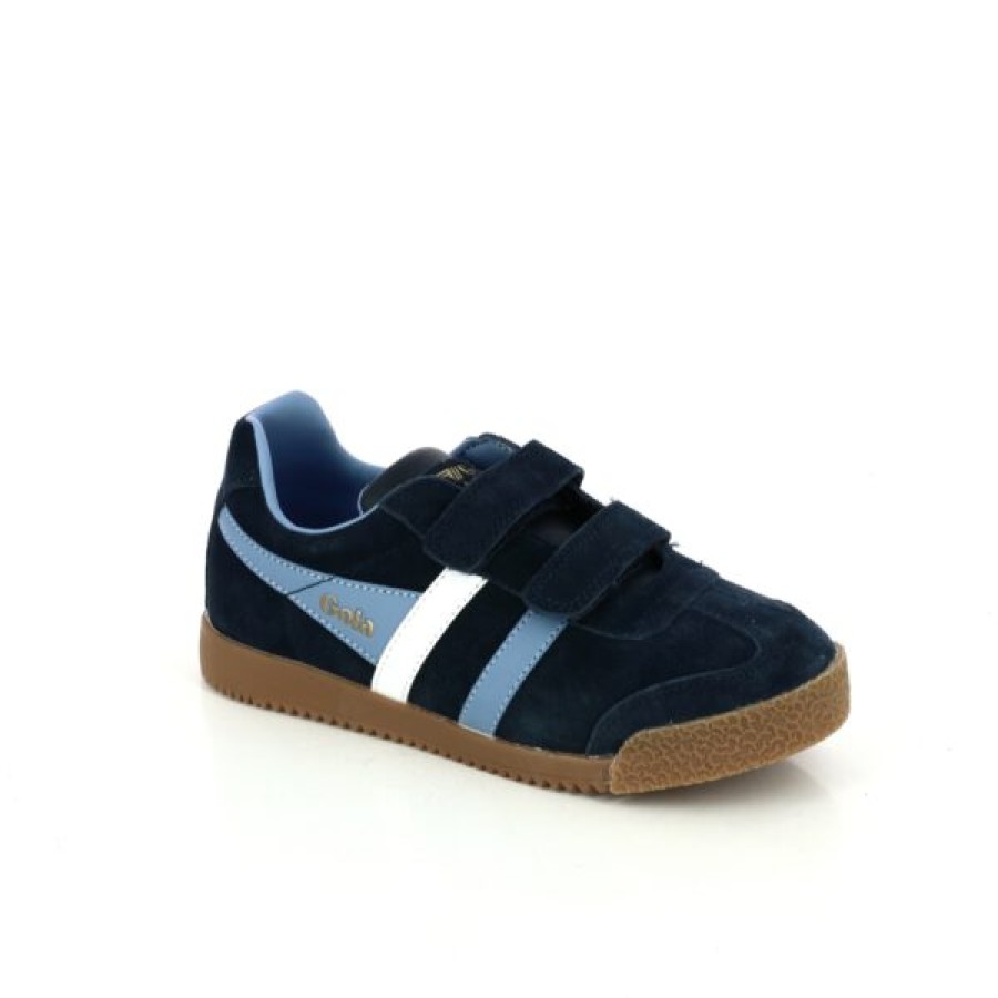 Kevin Boys | Throat Velcro Shoes Blue