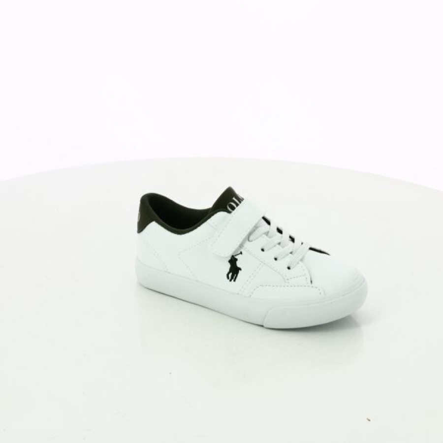 Kevin Boys | Ralph Lauren Velcro Shoes White