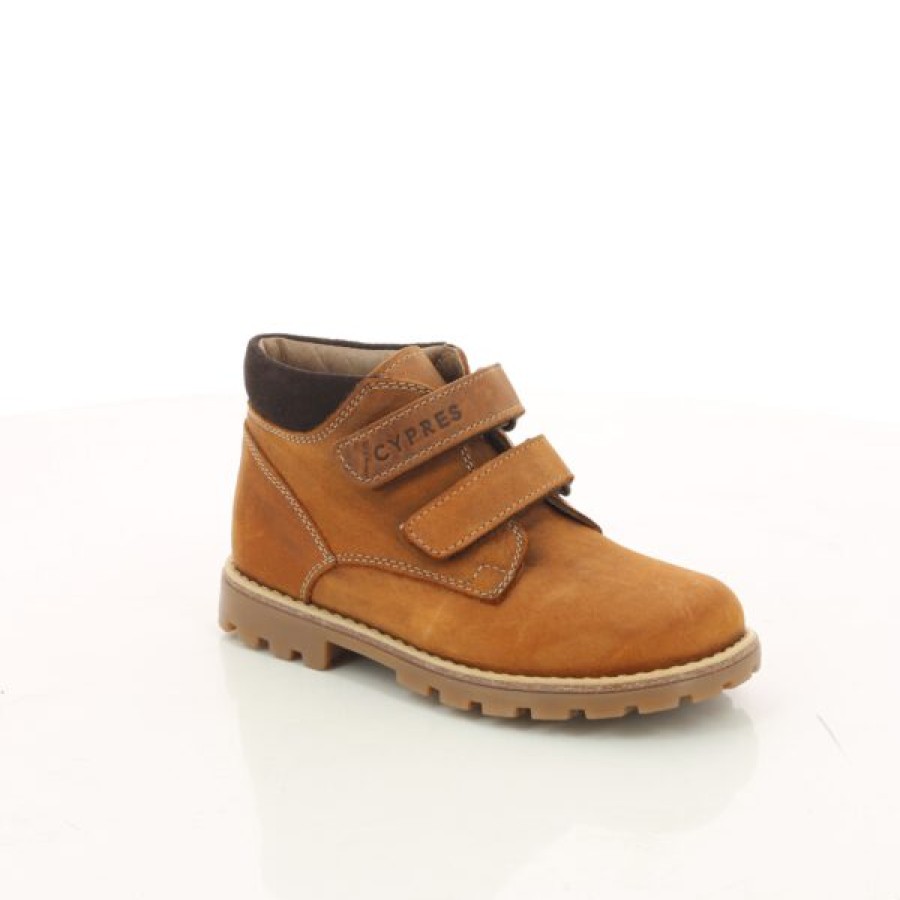 Kevin Boys | Cypres Velcro shoes Cognac