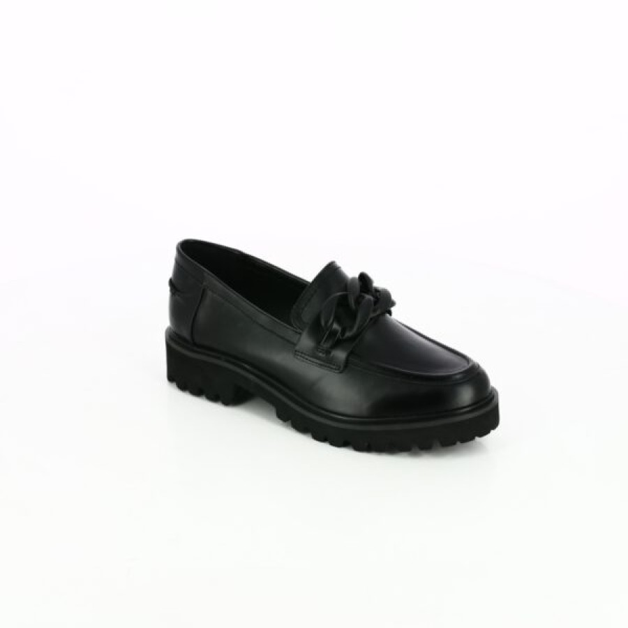 Kevin Ladies | La Strada Slip-Ons - Moccasins Black