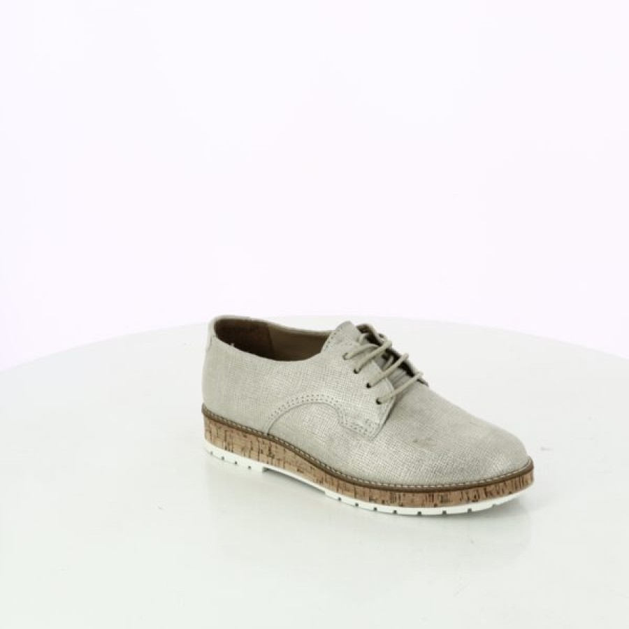 Kevin Ladies | Cypress Lace Up Shoes Gold