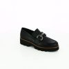 Kevin Ladies | Cypres Slip-Ons - Black Moccasins