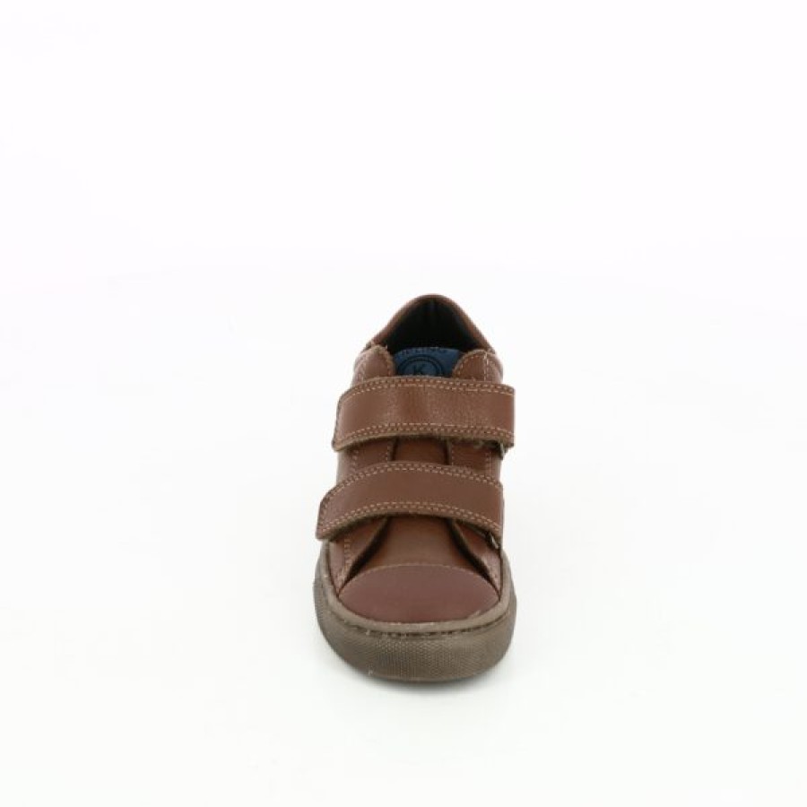 Kevin Boys | Kipling Velcro shoes Cognac