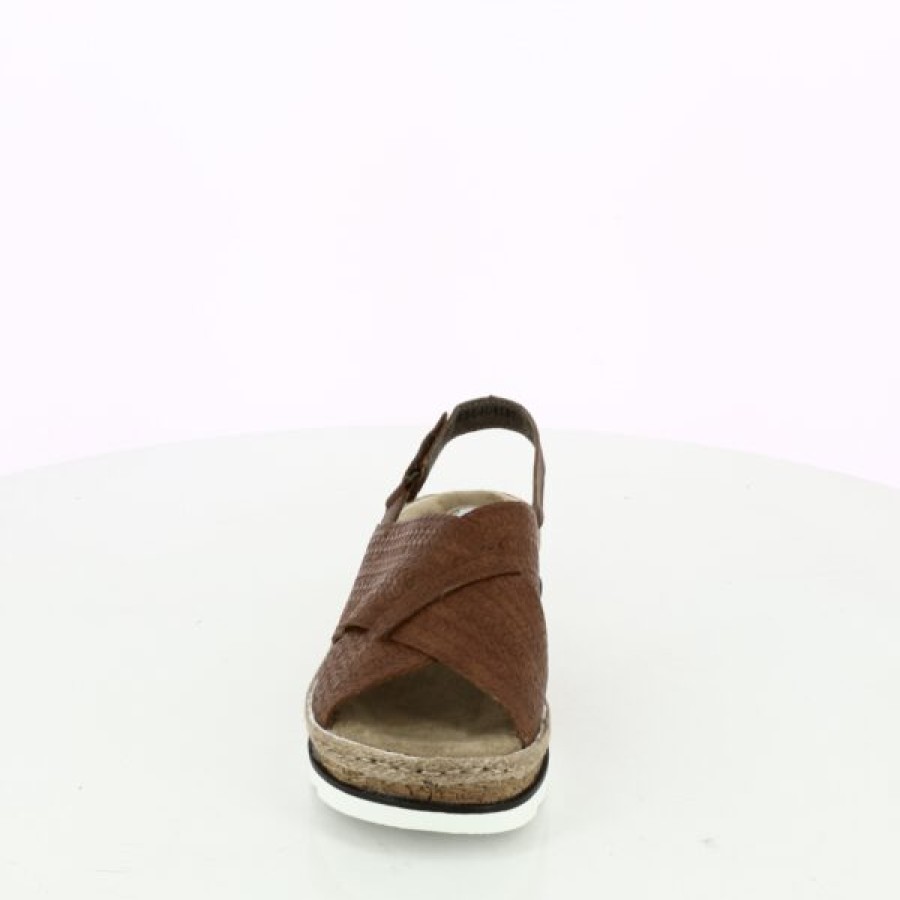 Kevin Ladies | Rieker Sandals Cognac