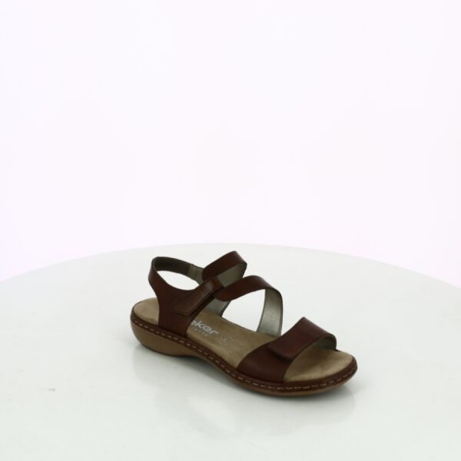 Kevin Ladies | Rieker Sandals Cognac