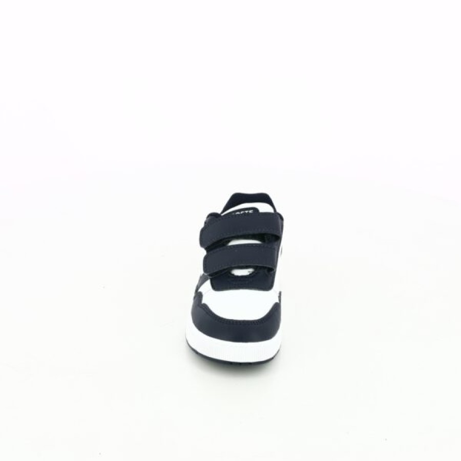 Kevin Boys | Lacoste Velcro Shoes White