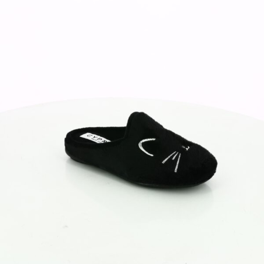 Kevin Ladies | Cypress Slippers Black