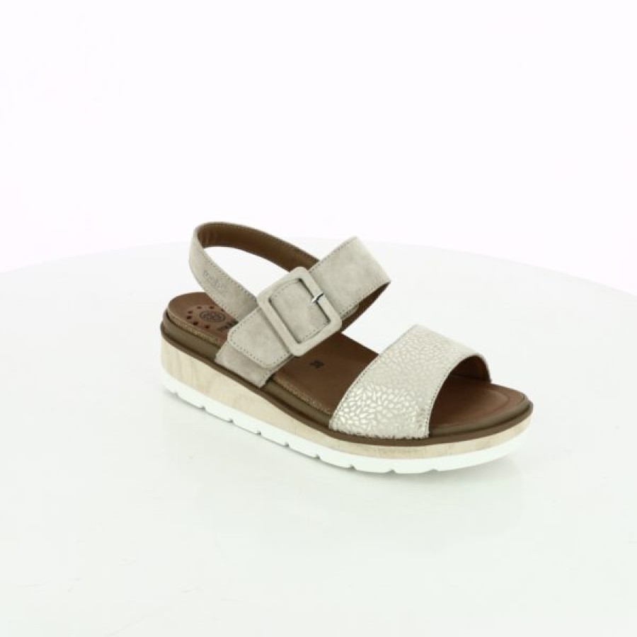 Kevin Ladies | Mephisto Sandal Beige