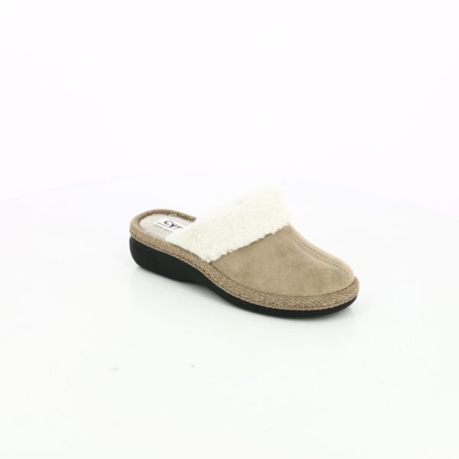 Kevin Ladies | Cypress Slippers Beige