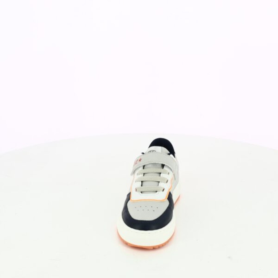 Kevin Boys | Little David Velcro Shoes Gray