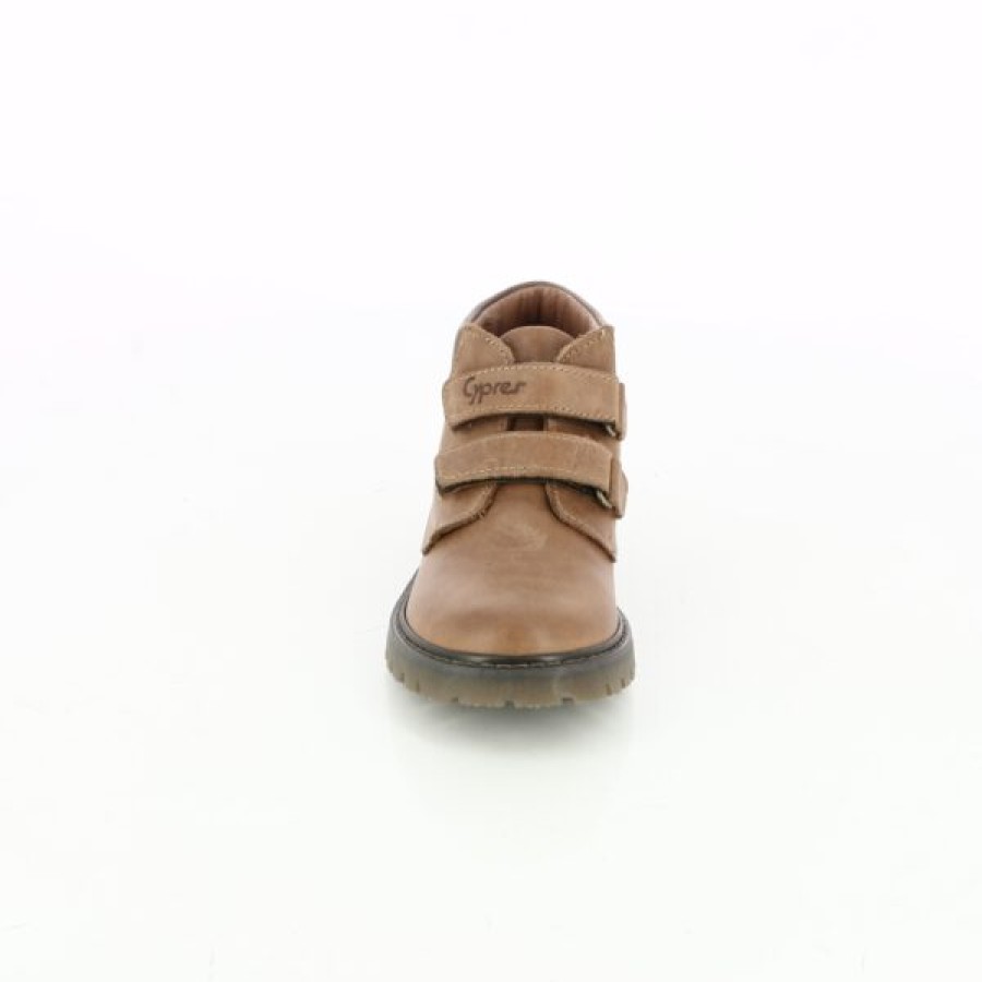 Kevin Boys | Cypres Velcro shoes Cognac