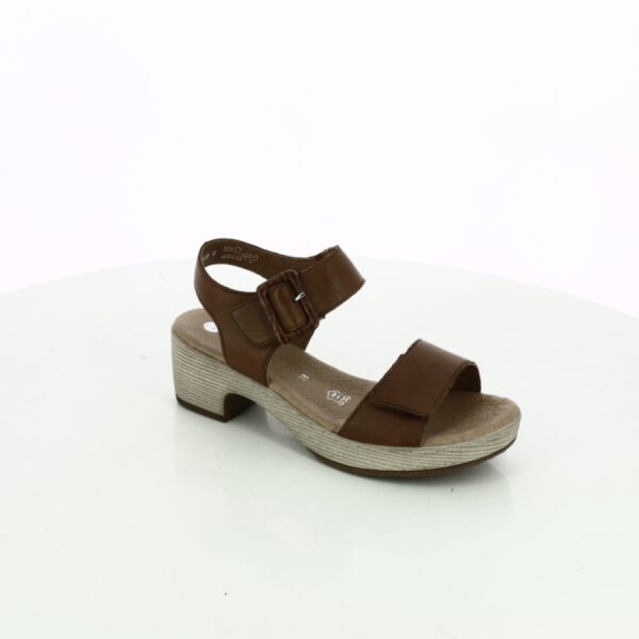 Kevin Ladies | Remonte Sandals Cognac