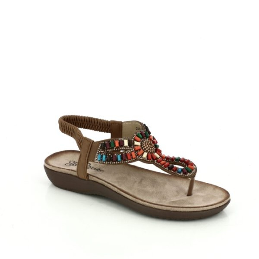 Kevin Ladies | Ella Cruz Sandals Cognac