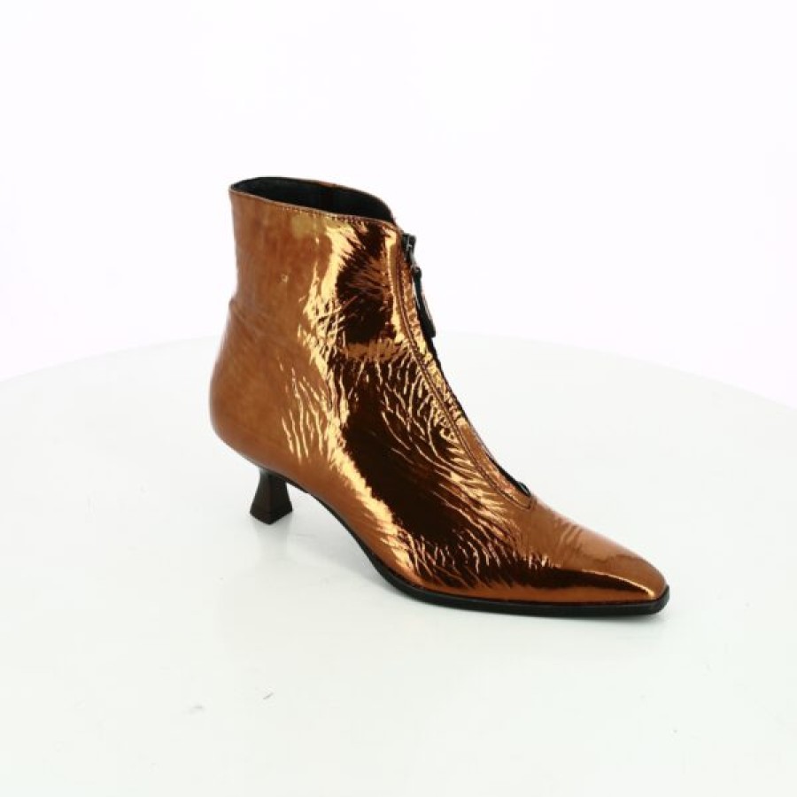 Kevin Ladies | Zinda Ankle Boots Bronze