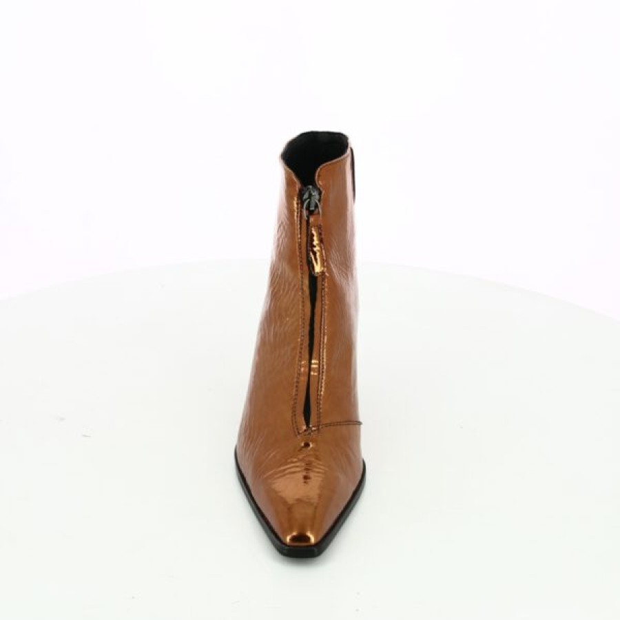 Kevin Ladies | Zinda Ankle Boots Bronze