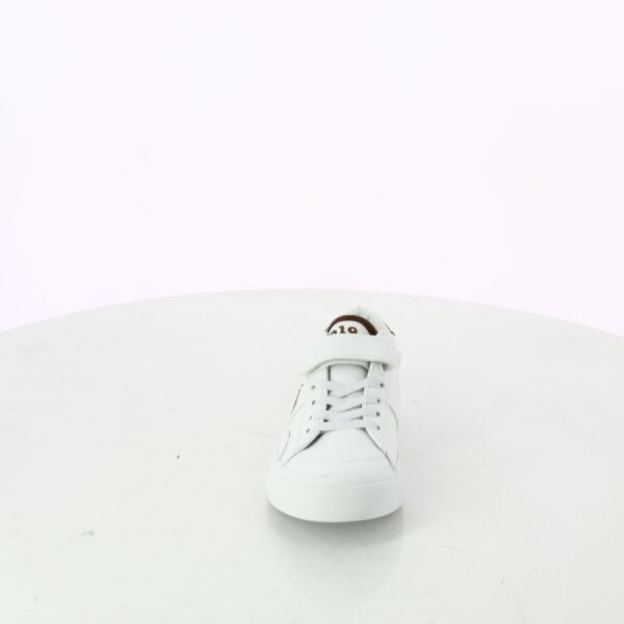 Kevin Boys | Ralph Lauren Velcro Shoes White