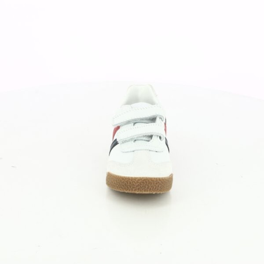 Kevin Boys | Throat Velcro Shoes White