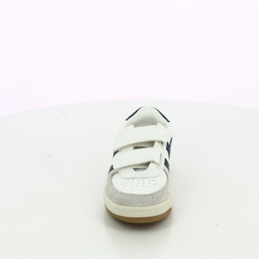 Kevin Boys | Throat Velcro Shoes White