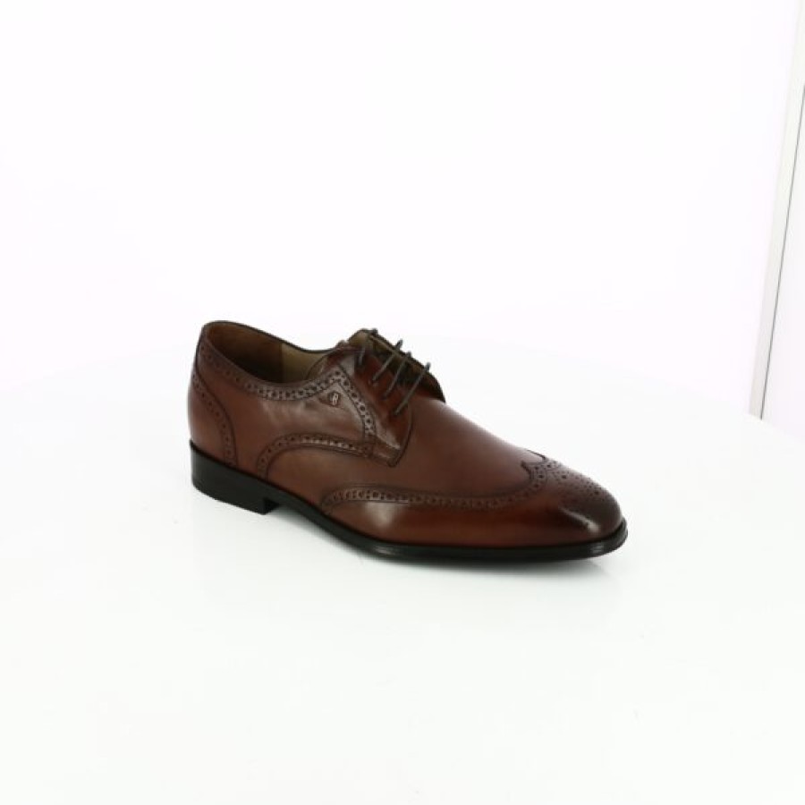 Kevin Gentlemen | Van Bommel Lace-up Shoes Cognac